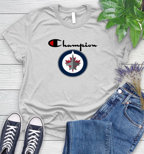 NHL Hockey Winnipeg Jets Champion Shirt Women's T-Shirt