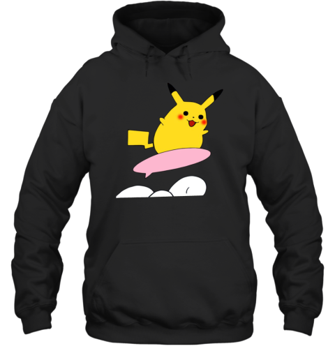 surfing pikachu hoodie