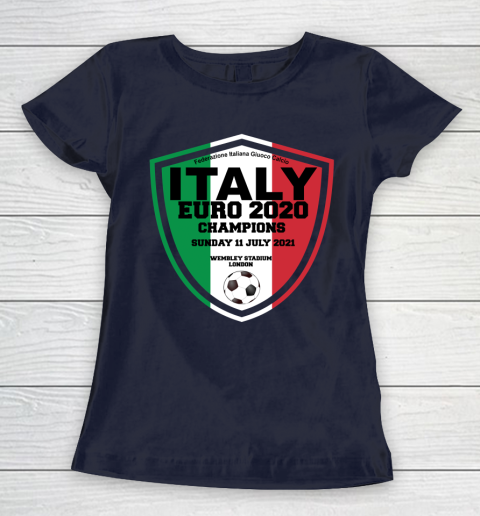 Italy Football Italian Football Forza Italia Champions Euro 2020 Women's T-Shirt 2