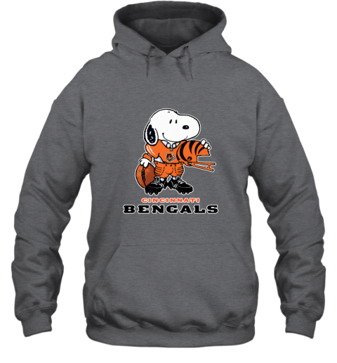 Snoopy A Strong And Proud Cincinnati Bengals NFL 4w4g snoopy a strong and proud cincinnati bengals nfl hoodie 23 front dark heather