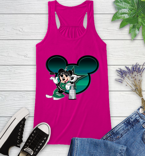 NHL Dallas Stars Stanley Cup Mickey Mouse Disney Hockey T Shirt Racerback Tank 8