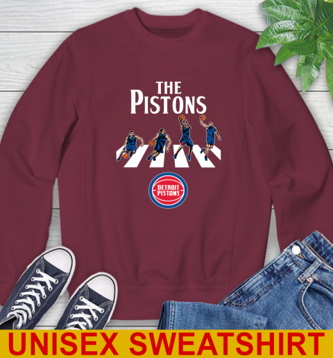 NBA Basketball Detroit Pistons The Beatles Rock Band Shirt Sweatshirt 6