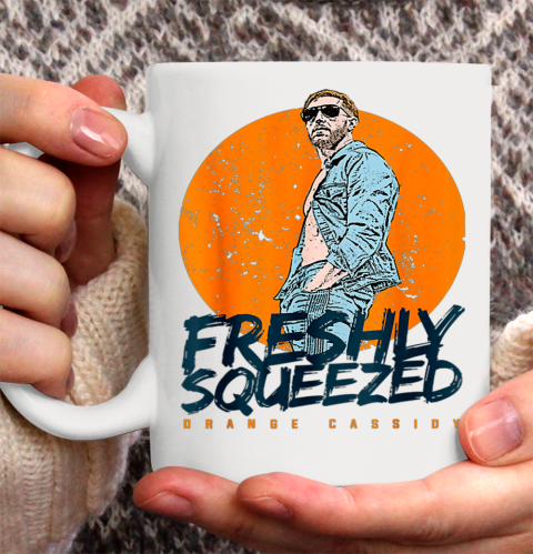 Wrestling Freshly Squeezed Orange Cassidy AEW Wrestler Ceramic Mug 11oz
