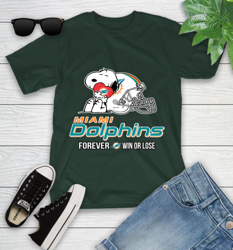 NFL The Peanuts Movie Snoopy Forever Win Or Lose Football Miami Dolphins 107