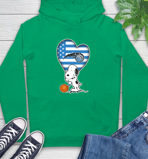 Orlando Magic NBA Basketball The Peanuts Movie Adorable Snoopy Hoodie 8