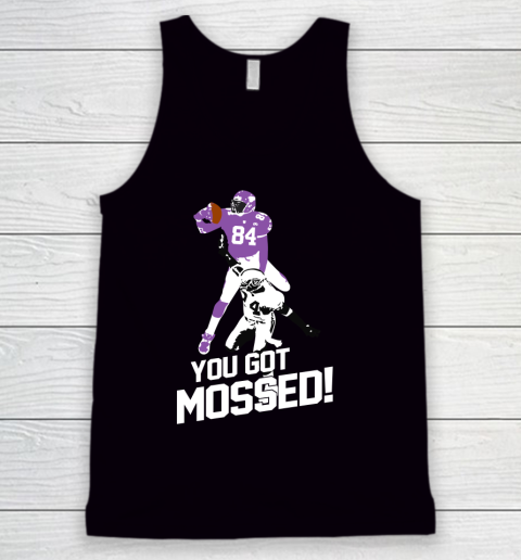 You Got Mossed Funny Football Tank Top