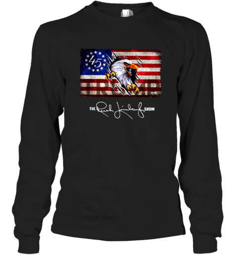 The Rush Limbaugh Show American Flag Long Sleeve