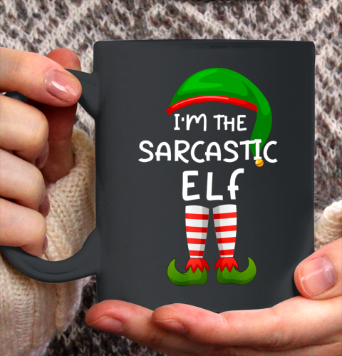 I m The Sarcastic Elf Funny Elf Family Matching Christmas Ceramic Mug 11oz