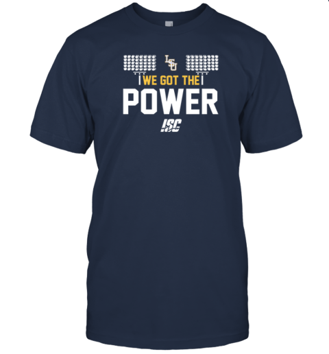 ndpl lsu tigers baseball we got the power premium classic t shirt 2 front navy