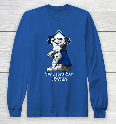 MLB Baseball My Cat Loves Tampa Bay Rays Long Sleeve T-Shirt 6