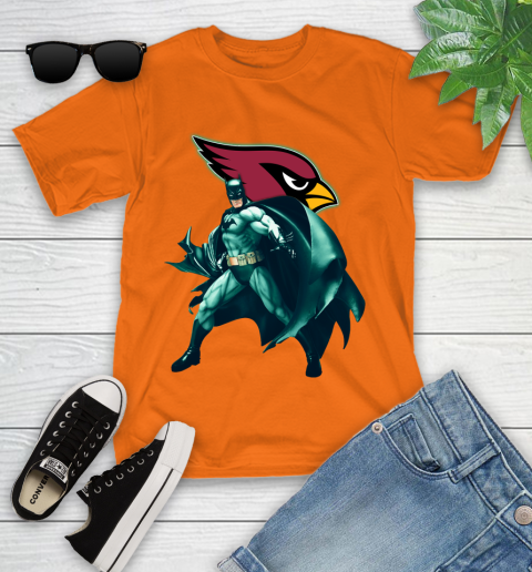 NFL Batman Football Sports Arizona Cardinals Youth T-Shirt 7