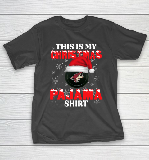 Arizona Coyotes This Is My Christmas Pajama Shirt NHL T-Shirt