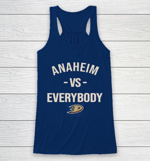 Anaheim Ducks Vs Everybody Racerback Tank 6