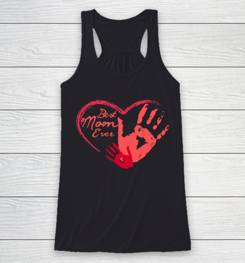 Mother's Day Funny Gift Ideas Apparel  Best Mom Ever World Racerback Tank