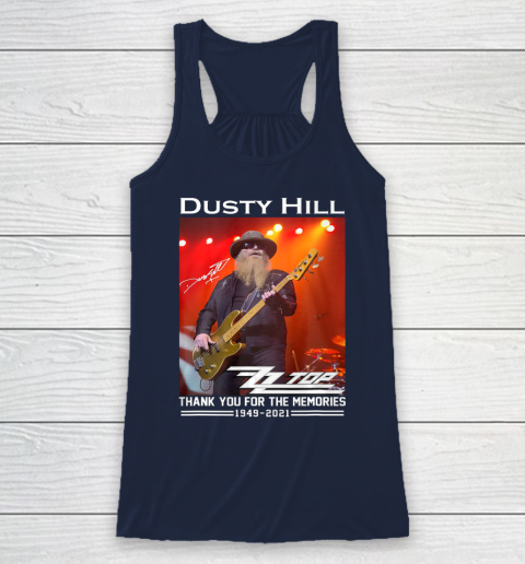 Dusty Hill Thank You For Memories Racerback Tank 8