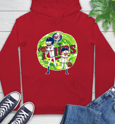 MLB Minnesota Twins Rick And Morty Baseball Sports Hoodie 10