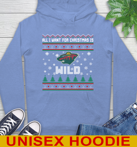 Minnesota Wild NHL Hockey All I Want For Christmas Is My Team Sports 23