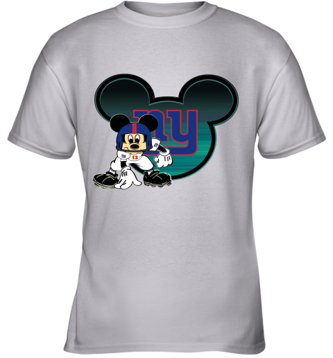 NFL New York Giants Mickey Mouse Disney Football T Shirt QTG3EtDBNkw youth t shirt 26 95 151514 front sport grey