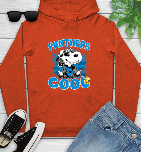 NFL Football Carolina Panthers Cool Snoopy Shirt Youth Hoodie 4