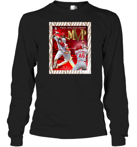 St. Louis Cardinals Paul Goldschmidt Fanatics Authentic 2022 NL MVP Long Sleeve T-Shirt