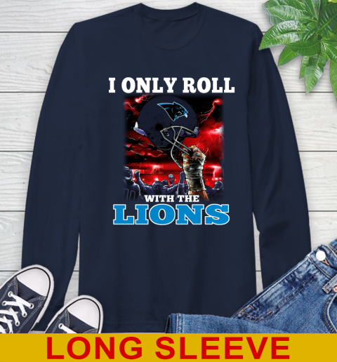 Carolina Panthers NFL Football I Only Roll With My Team Sports Long Sleeve T-Shirt 3