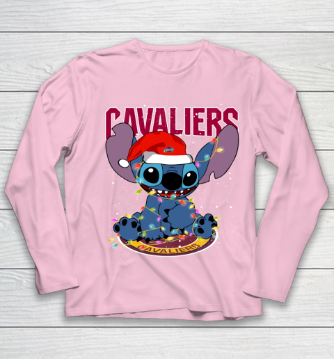 Cleveland Cavaliers NBA noel stitch Basketball Christmas Youth Long Sleeve 6