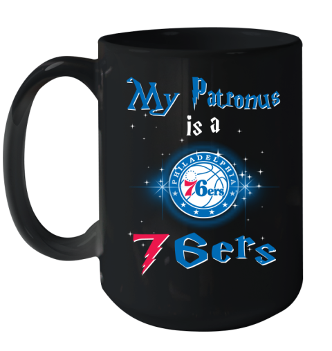 NBA Basketball Harry Potter My Patronus Is A Philadelphia 76ers Ceramic Mug 15oz