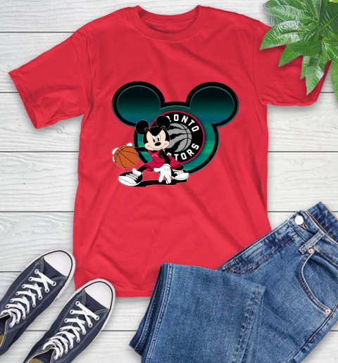 NBA Toronto Raptors Mickey Mouse Disney Basketball T-Shirt 10