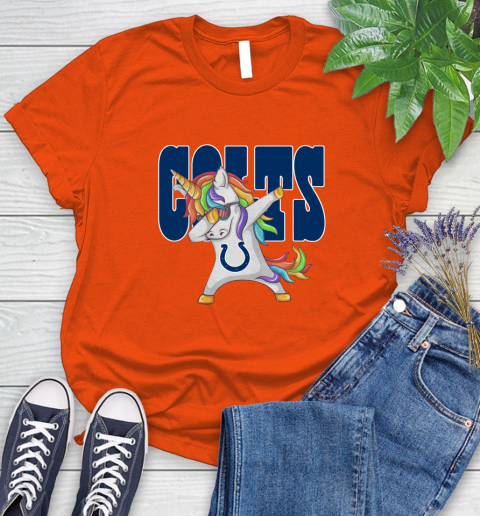 Indianapolis Colts NFL Football Funny Unicorn Dabbing Sports Women's T-Shirt 5 Indianapolis Colts NFL Football Funny Unicorn Dabbing Sports Women's T-Shirt - Image 5