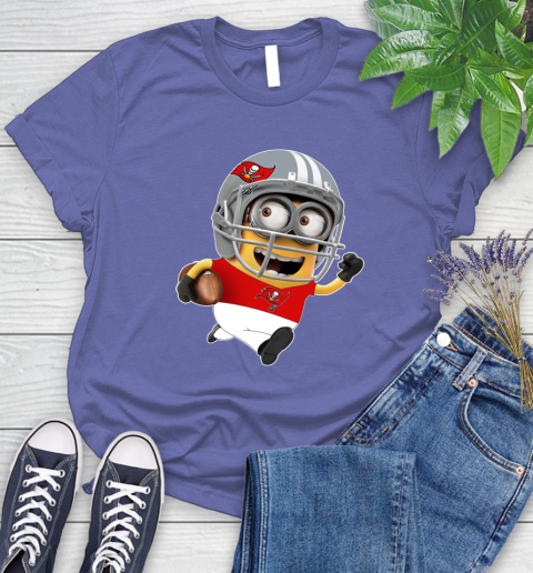 NFL Tampa Bay Buccaneers Minions Disney Football Sports Women's T-Shirt 11