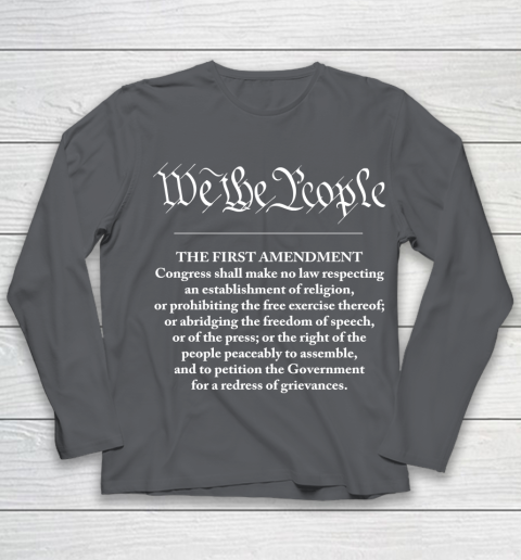 We The People  First Amendment Youth Long Sleeve 6