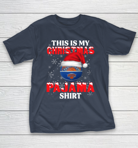 New York Knicks This Is My Christmas Pajama Shirt NBA T-Shirt 3