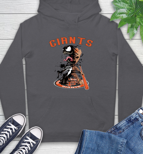 MLB San Francisco Giants Baseball Venom Groot Guardians Of The Galaxy Hoodie 7