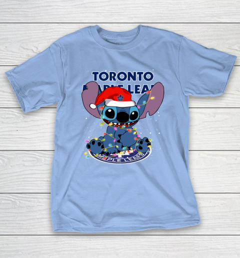 Toronto Maple Leafs NHL Hockey noel stitch Christmas T-Shirt 8