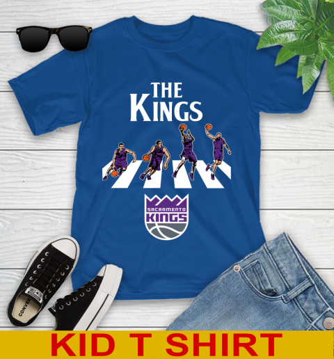 NBA Basketball Sacramento Kings The Beatles Rock Band Shirt Youth T-Shirt 10