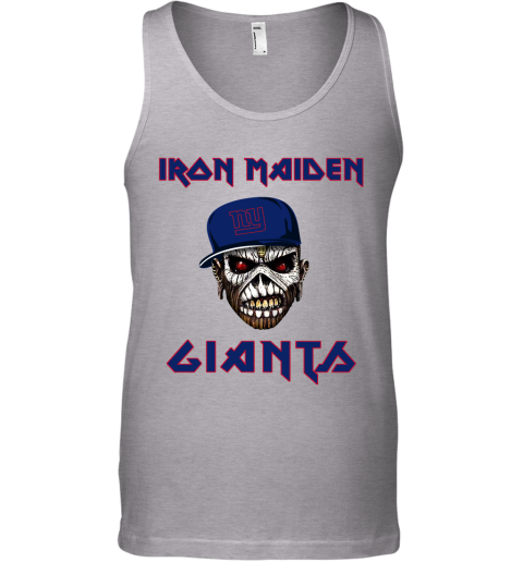 NFL New York Giants Iron Maiden Rock Band Music Football Sports 95mYHJ7THtS unisex tank 17 95 151514 front sport grey