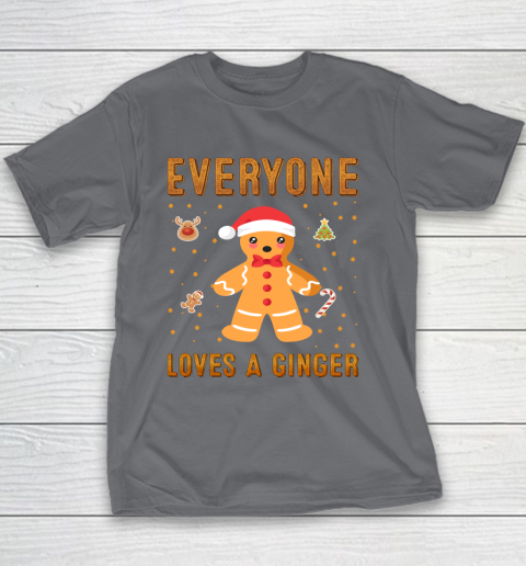 Everyone Loves A Ginger Funny Christmas Youth T-Shirt 5