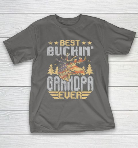 GrandFather gift shirt Best Buckin' Grandpa Ever Shirt Deer Hunting Bucking Fathers T Shirt T-Shirt 8