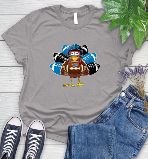 Detroit Lions Turkey Thanksgiving Day Women's T-Shirt 5