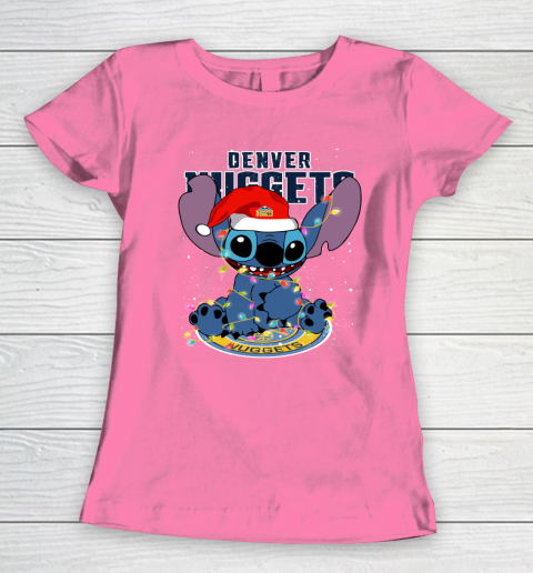 Denver Nuggets NBA noel stitch Basketball Christmas Women's T-Shirt 9