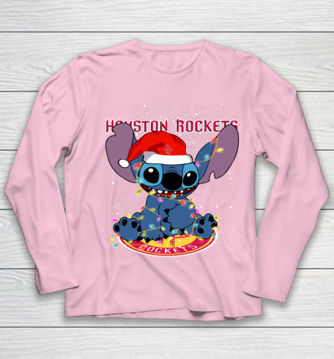 Houston Rockets NBA noel stitch Basketball Christmas Youth Long Sleeve 6