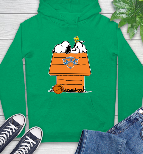 New York Knicks NBA Basketball Snoopy Woodstock The Peanuts Movie Hoodie 8