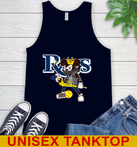 Tampa Bay Rays MLB Baseball Mickey Peace Sign Sports Tank Top 3