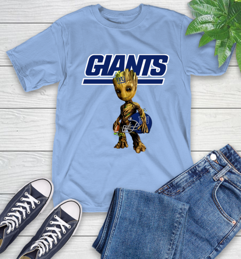 New York Giants NFL Football Groot Marvel Guardians Of The Galaxy T-Shirt 11