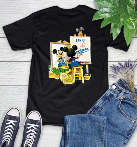 MLB Baseball Los Angeles Dodgers Mickey Drawing Shirt 82