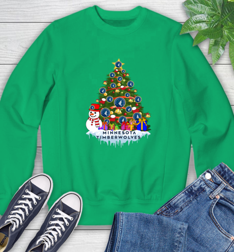Minnesota Timberwolves Merry Christmas NBA Basketball Sports Sweatshirt 6