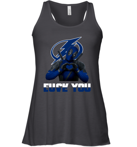 NHL Tampa Bay Lightning Deadpool Love You Fuck You Hockey Sports Q2RymEA1LCx flowy tank 32 95 151514 front black