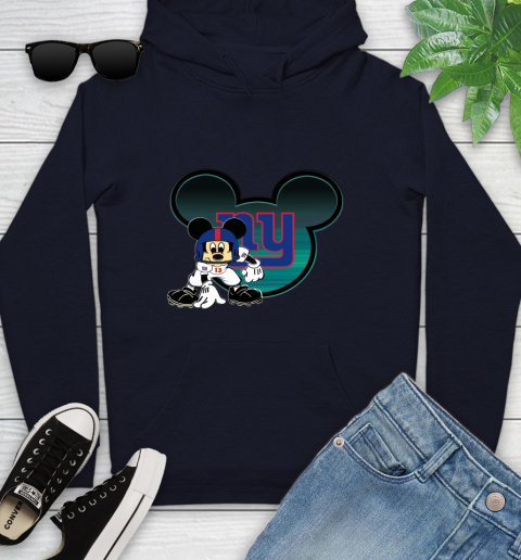 NFL New York Giants Mickey Mouse Disney Football T Shirt Youth Hoodie 4