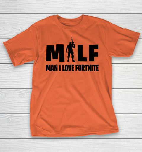 Orange and red sales shirt