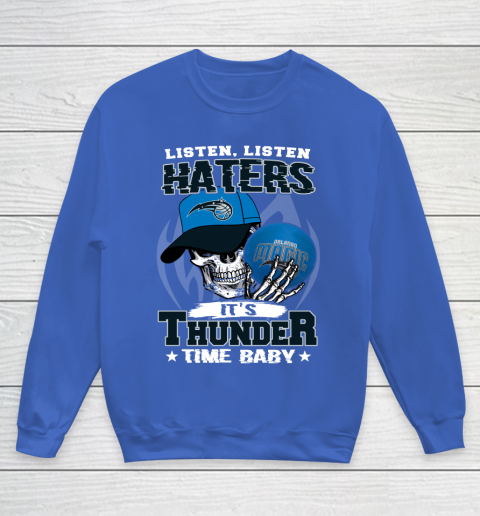 Listen Haters It is MAGIC Time Baby NBA Youth Sweatshirt 6